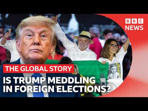 Is Trump trying to influence foreign elections? | BBC News