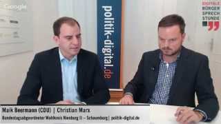 Digitale Bürgersprechstunde mit Maik Beermann (CDU)