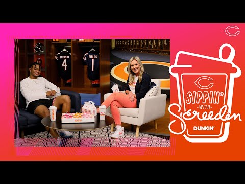 Sipping with Screeden: Justin Fields talks new hair style, fashion | Chicago Bears video clip