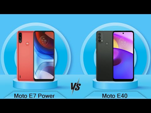 (ENGLISH) Moto E7 Power Vs Moto E40 - Moto E40 Vs Moto E7 Power - Full Comparison [Full Specifications]