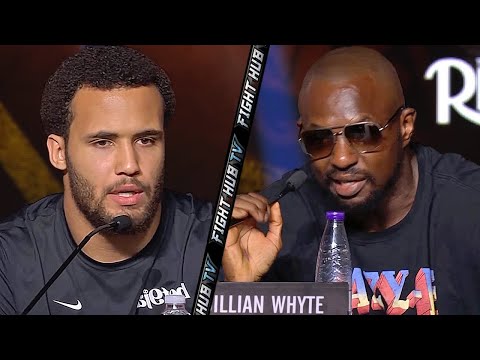 Moses Itauma vs Dillian Whyte FULL Press Conference & Face Off Video