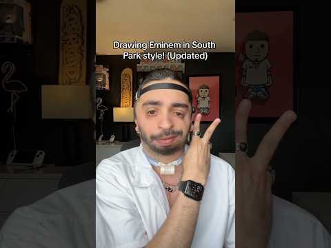 Drawing EMINEM in SOUTH PARK style!