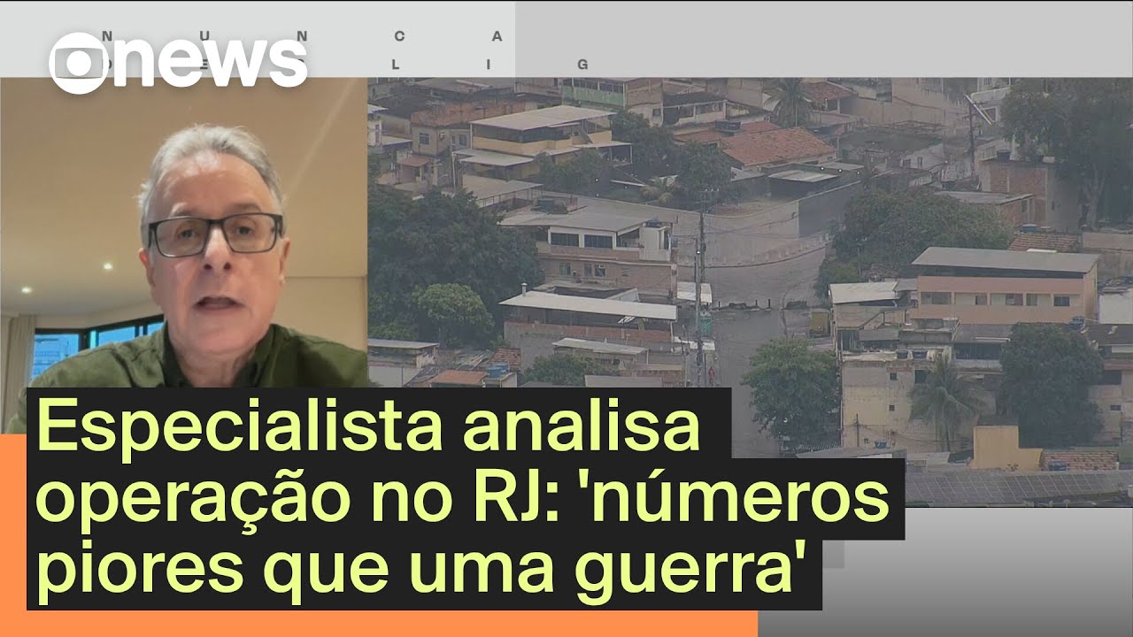 Especialista em segurança pública analisa operação no Rio de Janeiro  TV Online Especialista em segurança pública analisa operação no Rio de Janeiro