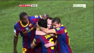 Xavi Goal 1-0 HD- Barcelona vs Real Madrid 5-0 - El Classico  10/11 29-11-2010