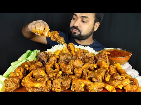SPICY MUTTON PAYA CURRY, MUTTON CURRY, RICE, GRAVY, CHILI ASMR MUKBANG EATING SHOW | BIG BITES |