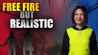 I Turned FREE FIRE MOBILE into Realistic @HSN_x19