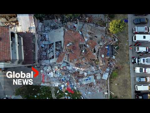 YouTube video thumbnail: Powerful Earthquake in Turkey Flattens Buildings, Kills at Least 1