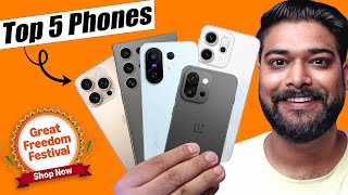 Top 5 Phones in Amazon Great Freedom Festival Sale 2025