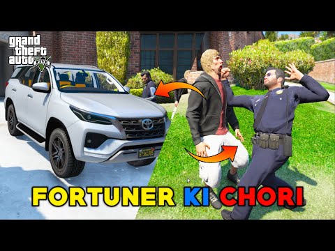 Pehle Din Fortuner Chori Kar Li 🤣 Police Ne Pakad Liya 😰😨( GTA 5 )