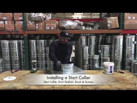 How-To Install a Start Collar - The Duct Shop