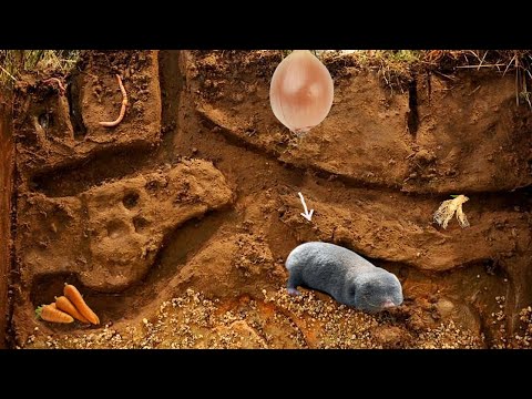 СДЕЛАЛИ НАСТОЯЩИЙ ТЕРРАРИУМ для КРОТА / СЛЕПЫША