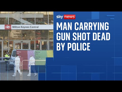 Man shot dead by police in Milton Keynes