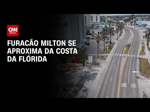 Furacão Milton se aproxima da costa da Flórida | BASTIDORES CNN