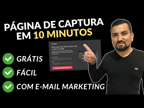 Como Criar Página de Captura em 10 Minutos + Email Marketing Grátis (FÁCIL DEMAIS)