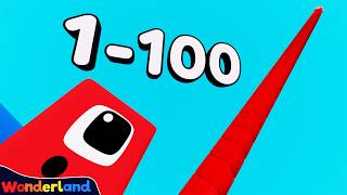 Wonderland: How Tall? | Reach the Moon | 1 to 100 | Learn to Count