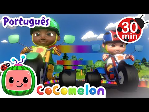 Pisa Fundo  Corrida contra o JJ🚗 | Hora do Cody! - Cocomelon Brasil | Músicas Infantis em Português