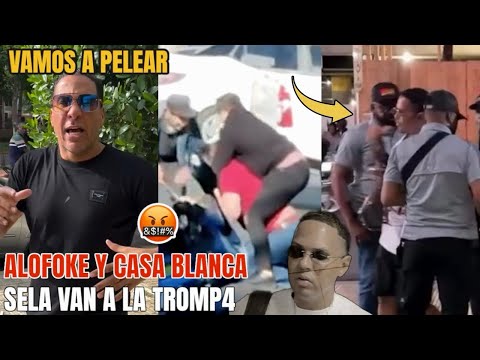 ¡QUE LIO!😱 Cristian Casa Blanca Llega de Sorpresa al Edificio Rojo Y Sela va A La Tromp4 Con Alofoke