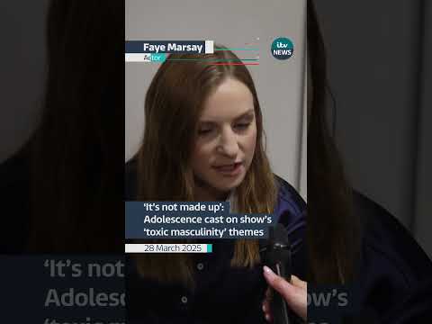 'It's not made up': Adolescence cast on show's 'toxic masculinity' themes | ITV News