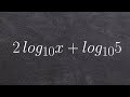 Logarithmic Properties and Operations