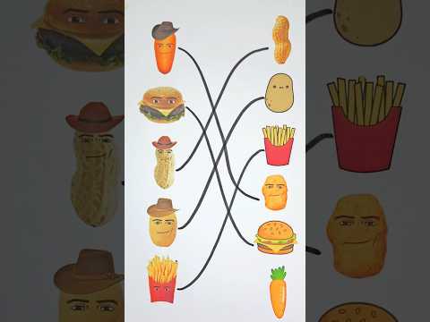 Gedagadigao chips 🍟 potato 🥔 burger puzzle game #art #shotrs #gedagedago