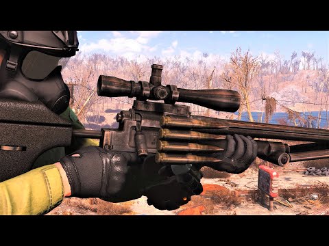 Heavy Sniper Rifle - AMAC-1500 - Fallout 4 PC Mod review