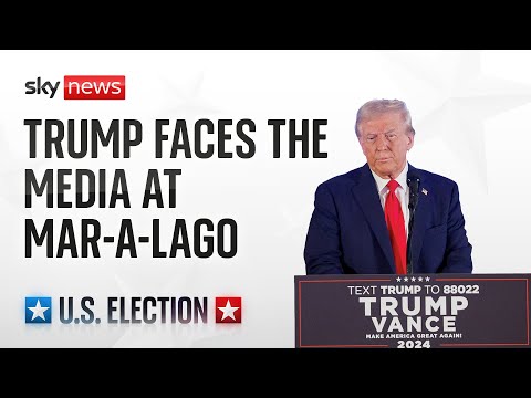 Watch live: Donald Trump holds news conference at Mar-a-Lago