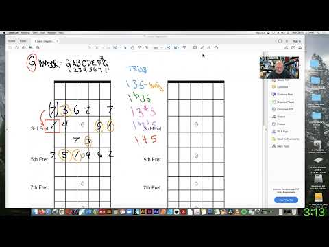 Mapping out your scales and chords