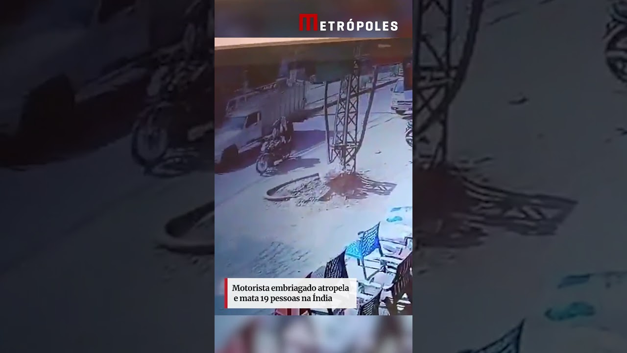 Motorista embriagado atropela e mata 19 pessoas na Índia