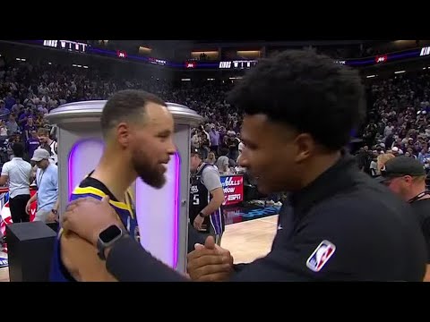 Stephen Curry embraces Leandro Barbosa after Warriors’ play-in loss vs. Kings | NBA on ESPN