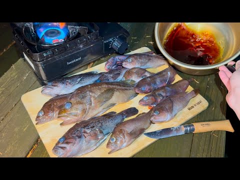 ルール:釣れた魚は全て煮付けにする