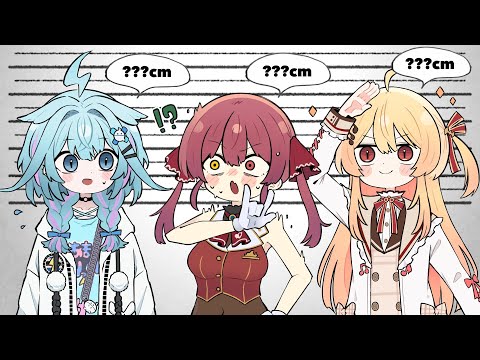 【手描き】想像よりも低いマリン船長の身長【ホロライブ/宝鐘マリン/切り抜き漫画】