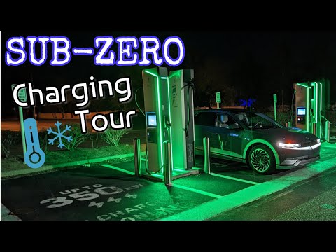 Electric Vehicle Fast Charging in Sub-Zero Winter Conditions (Electrify America/EVgo/ChargePoint)
