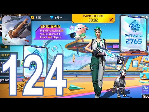 Free Fire: Battlegrounds - Gameplay Walkthrough Part 124 - Days Active (iOS, Android)