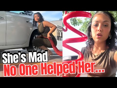 “Entitled Woman Faces HARSH Reality After No Man Helped Her — They Just Watched”