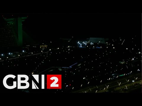 WATCH: View of Doha skyline following Iranian strike