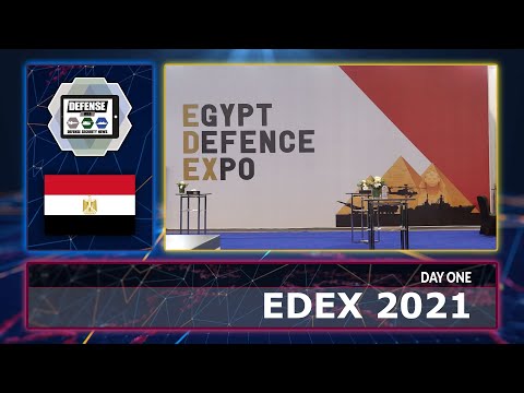EDEX 2021 Day 1 news Egypt defense exhibition international expo covering air land and sea