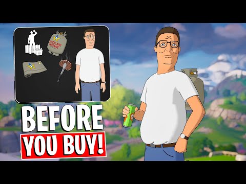 HANK HILL Joins Fortnite! Gameplay + Combos | Before You Buy!