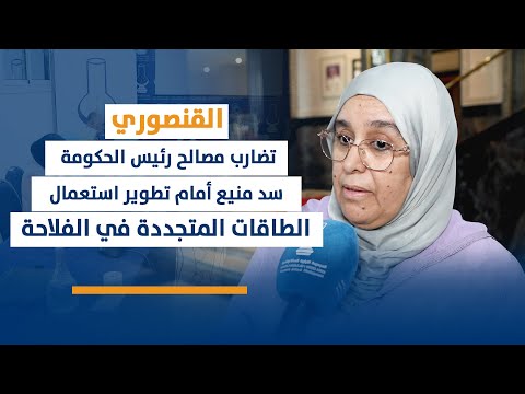 القنصوري : تضارب مصالح رئيس الحكومة سد منيع أمام تطوير استعمال الطاقات المتجددة في الفلاحة