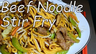 Noodle Stir Fry with Beef Chinese Style