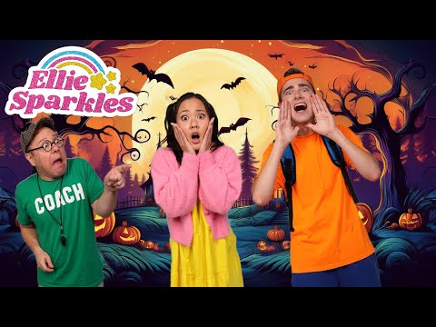 Halloween School Bus! | Ellie Sparkles World