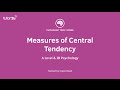 Measures of Central Tendency