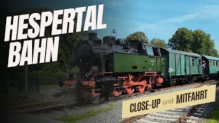 Hespertalbahn Steam Locomotive - Details and Ride, including Carriages