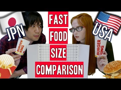 Japan vs USA | How different are fast food menus?