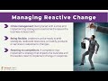 Proactive vs Reactive Change Management