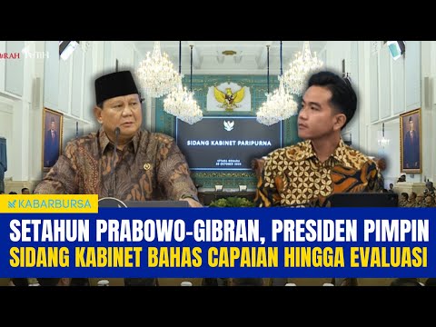 [LIVE] Setahun Prabowo–Gibran, Presiden Pimpin Sidang Kabinet Bahas Capaian hingga Evaluasi