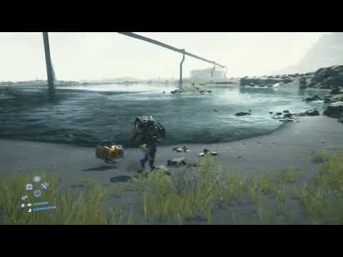 Death Stranding 2 - Order 13: Reach Mine: Restore Monorail & Contribute Materials | Floating Carrier