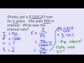 Calculating Simple Interest with Different Time Units