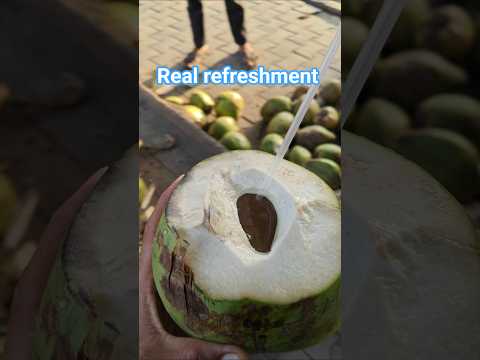 Real refreshment doesn’t come in a can, it comes from a coconut 🥥#DrinkNatural #StayFit #SurajFlexon