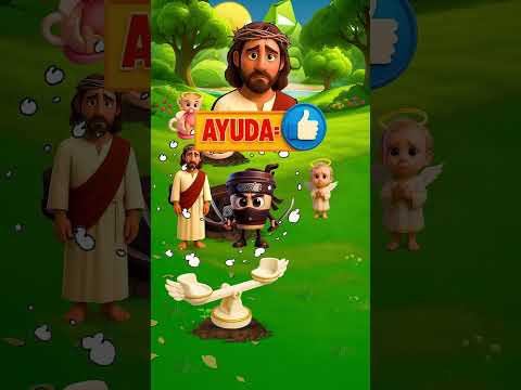 👼🎈 El columpio de Jesús y el angelito #jesus #biblequiz