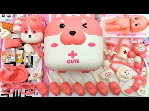 Satisfying with Unboxing Cute Pink Doctor Playset | ASMR Toys